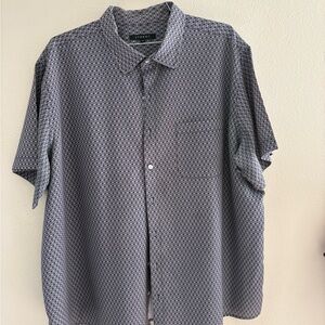 Gray 2x Patterned Men's Shirt